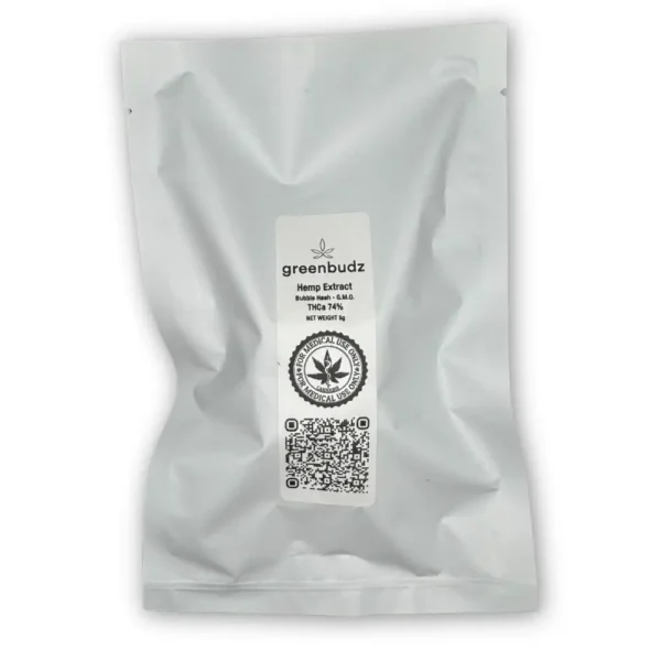 Bubble Hash GMO GreenBudz CBD - Com THCa e CBD - Pote com 5 gramas - Imagem 2