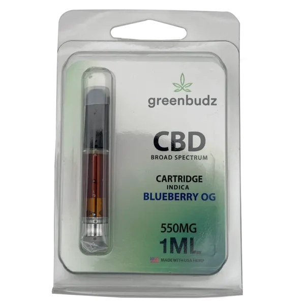 Cápsula de Óleo Concentrado de Cânhamo Rico em CBD Blueberry OG - 550 mg/mL - GreenBudz CBD - Imagem 3